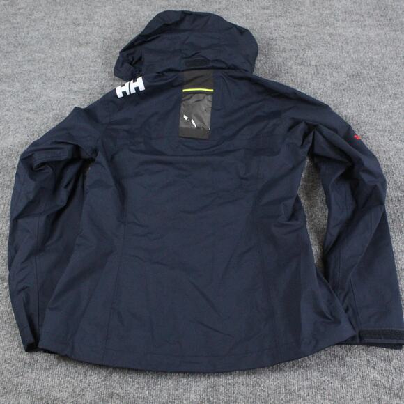 Helly Hansen Jacket Mens Small 2.0 Crew Hooded Sailing Blue Hooded Waterproof - Picture 8 of 13